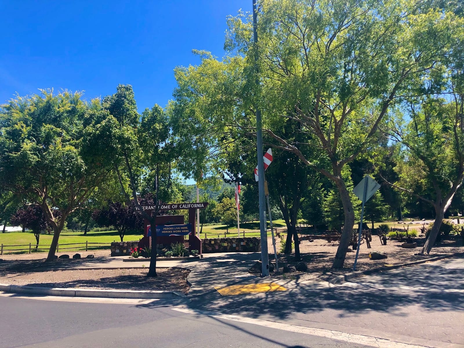 Napa Valley Vine Trail Trailhead at Veterans Home
