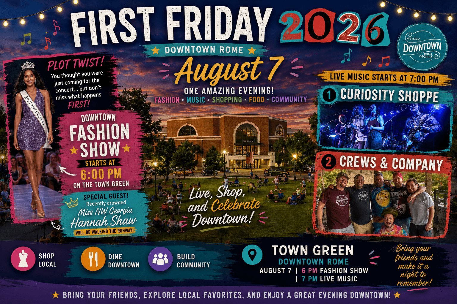First Friday Levels Up with a Downtown Fashion Show and Two Live Bands