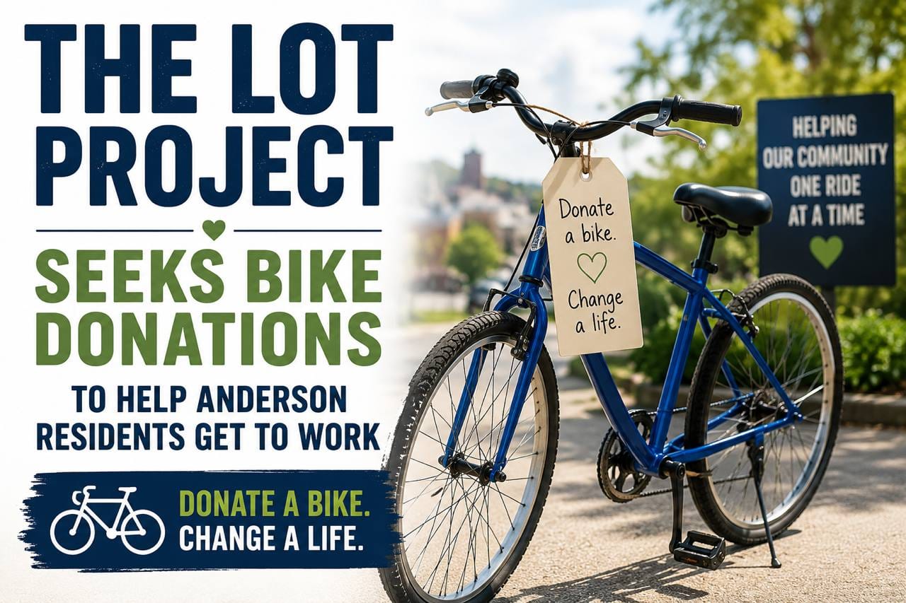 The LOT Project Seeks Bike Donations to Help Anderson Residents Get to Work