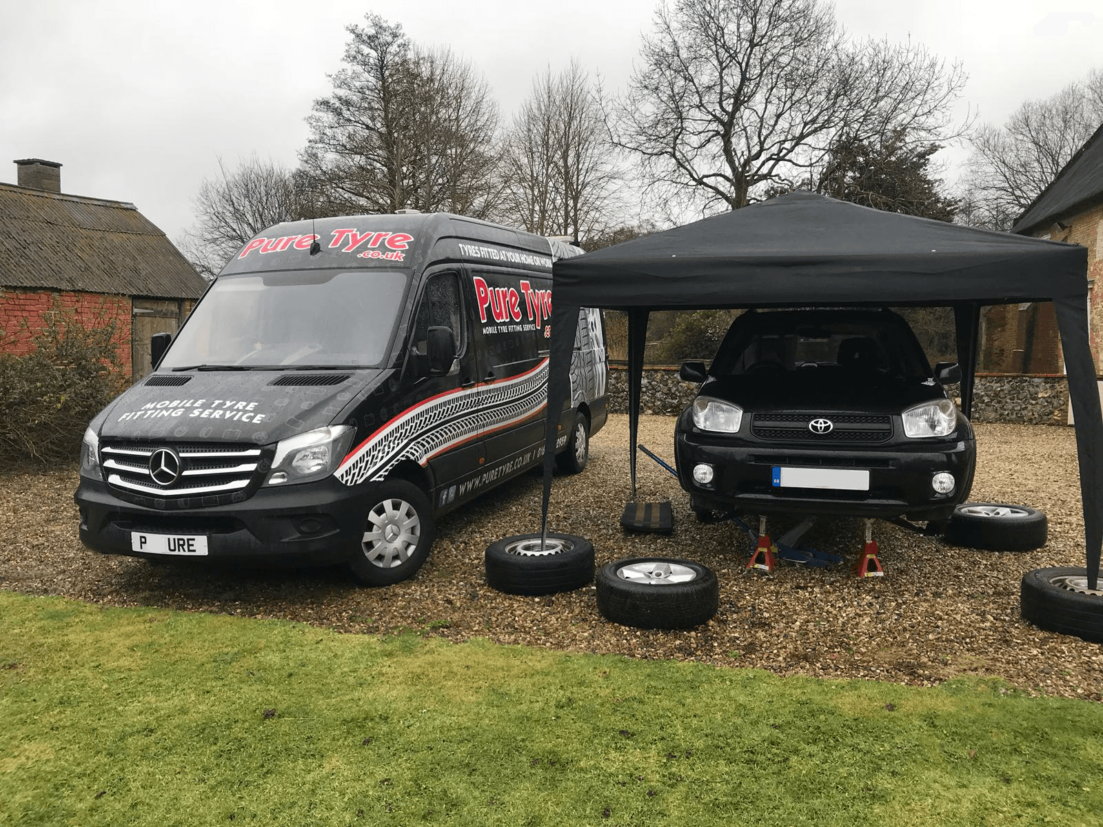 Pure Tyre, Mobile Tyres, Battery & Brake Fitting Service Norwich