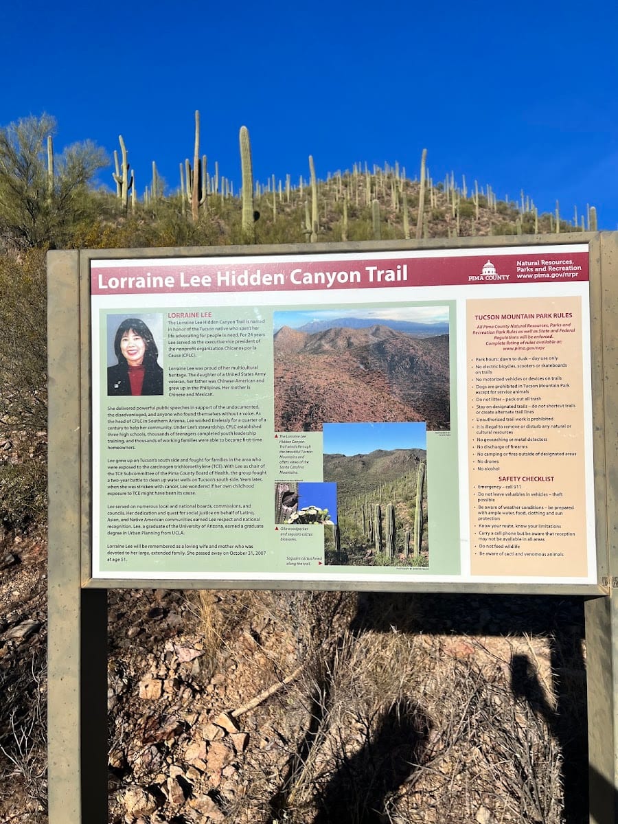 Lorraine Lee Hidden Canyon Trail Access