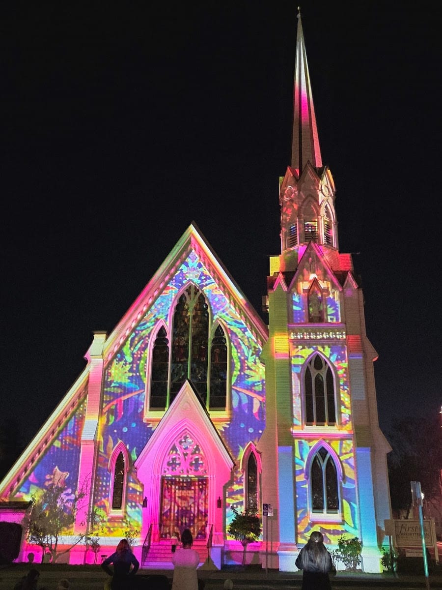 Napa Lighted Art Festival in January