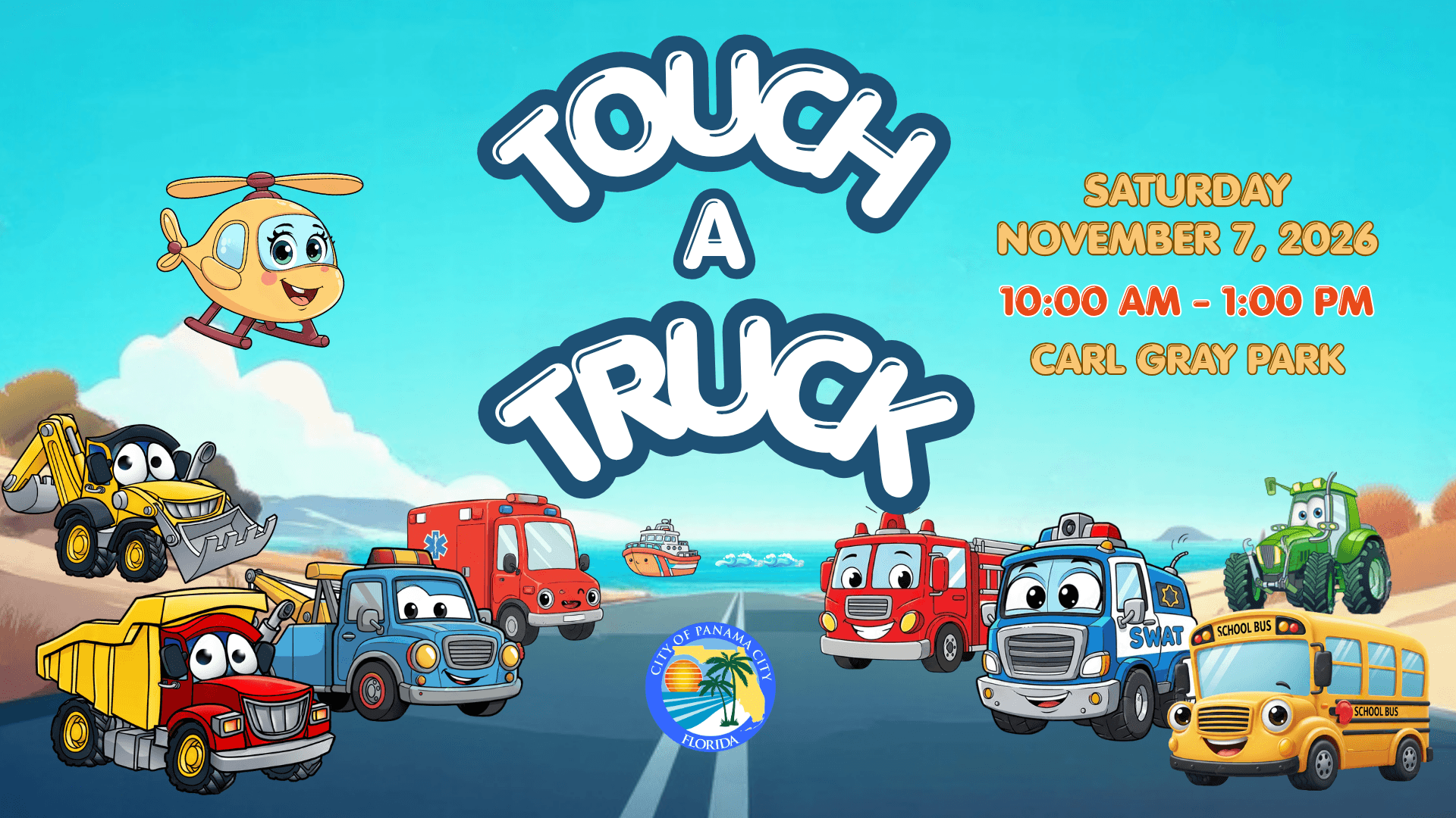 Touch-A-Truck 2026 Rolls Into Panama City for a Hands-On Family Adventure