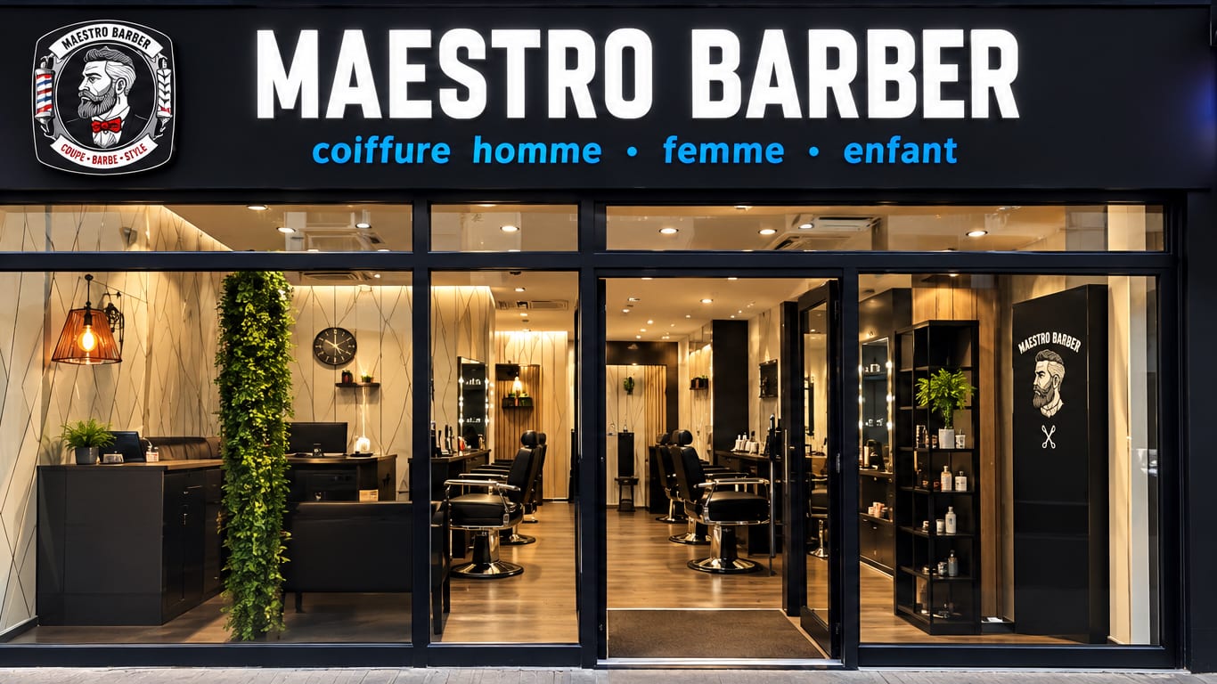 Barbier 9 ème MAESTRO BARBER Salon de coiffure pour homme et femme