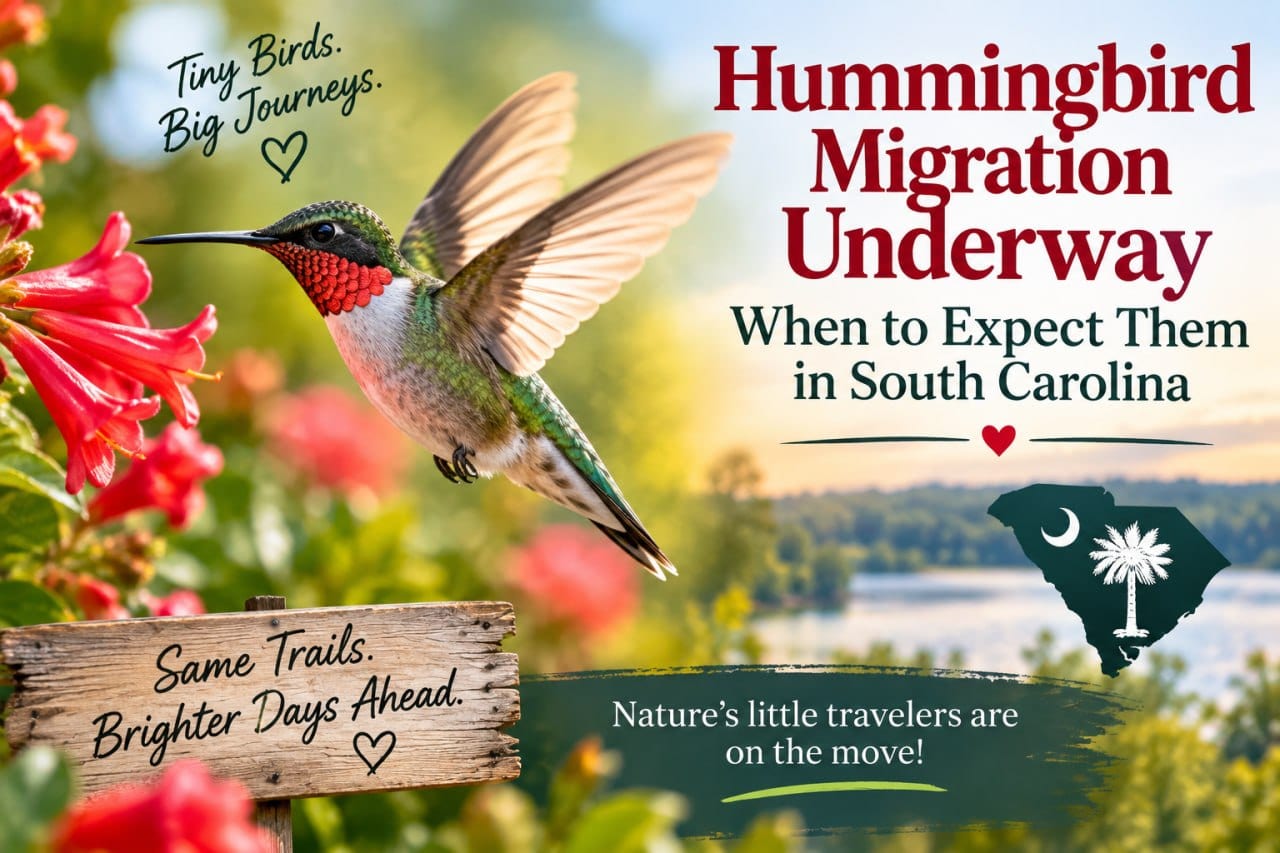 Hummingbird Migration Underway: When to Expect Them in Anderson