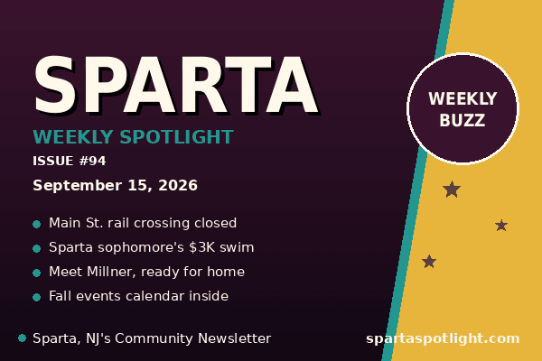 🍂 Main Street Closure, A $3K Swim for a Friend & Meet Millner - Sparta's Weekly Buzz