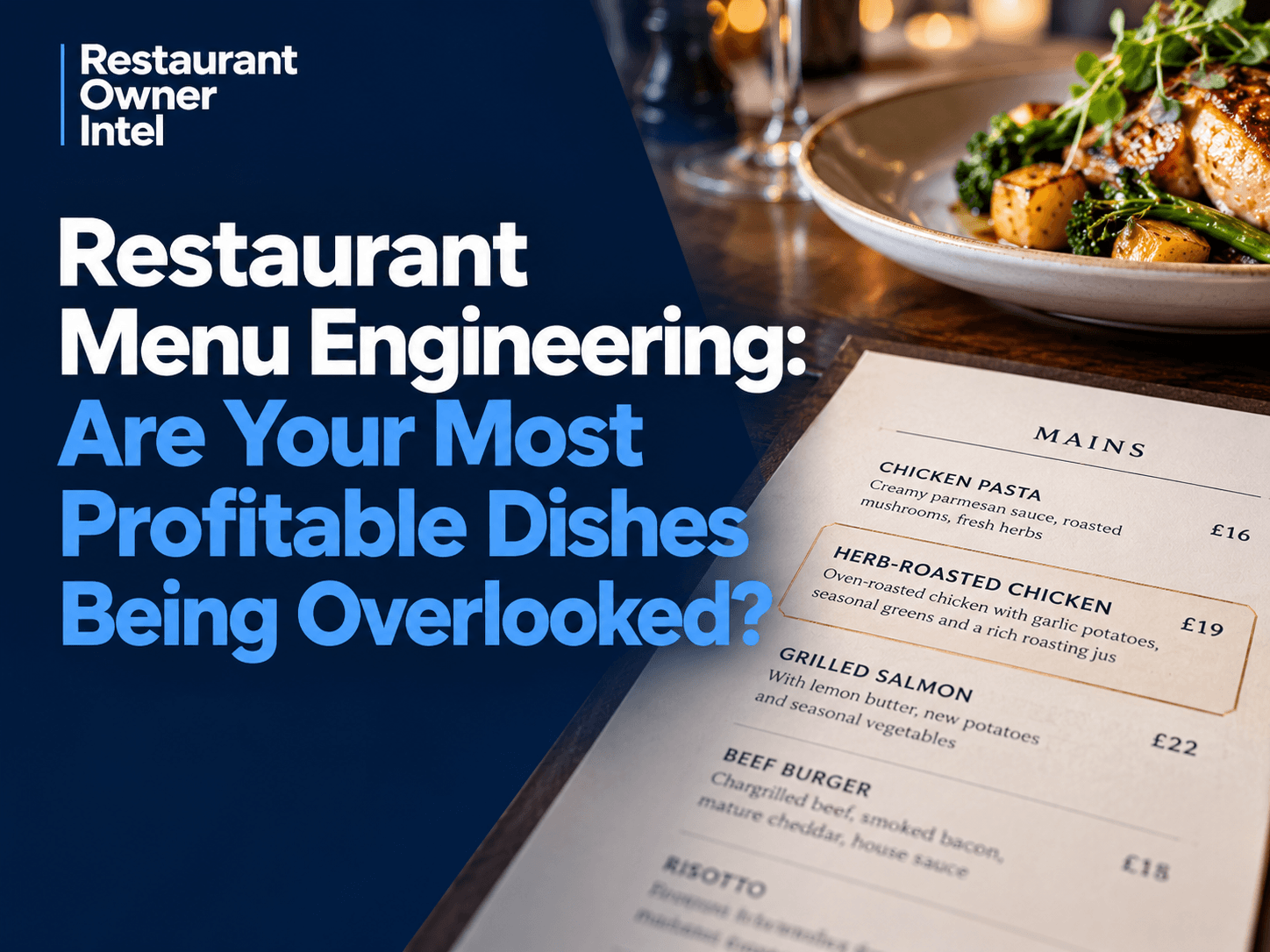 Restaurant Menu Engineering: Sell More Profitable Dishes