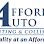 Affordable Auto Painting & Collision
