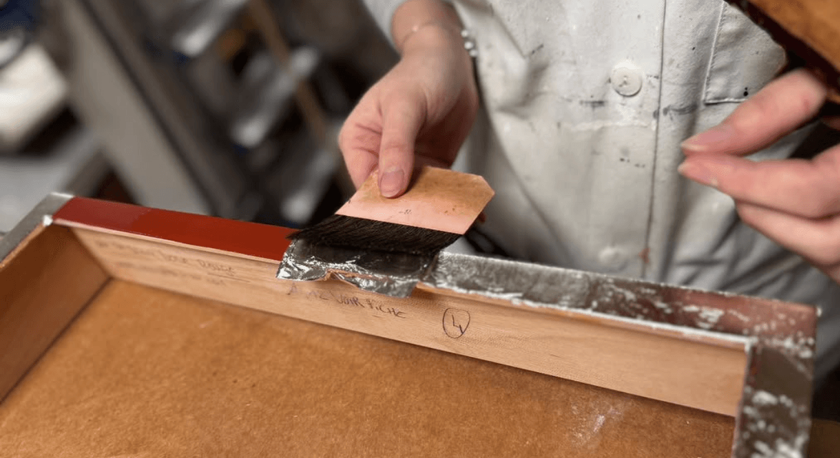 Geste d’encadrement à l’atelier