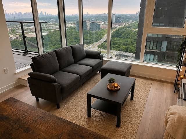 Stylish 1bed1bath| Parking | Gym | Sauna|4ppl