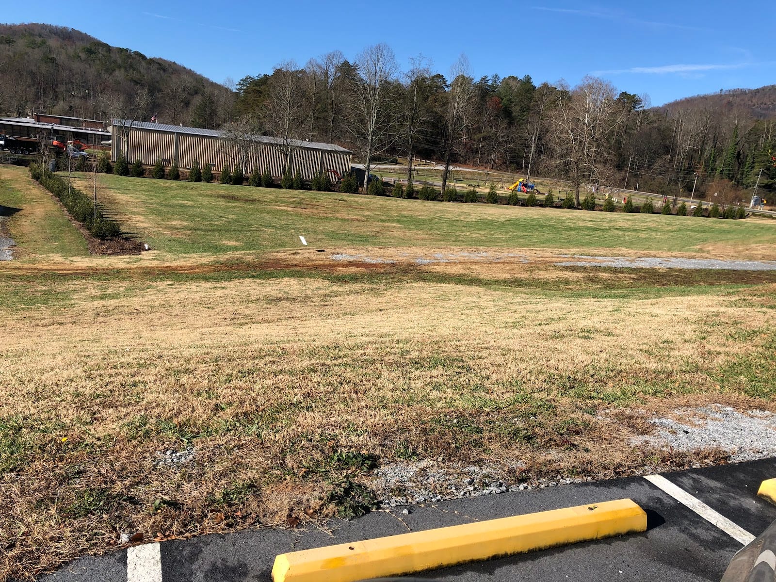 Clayton City Hall Dog Walk Area