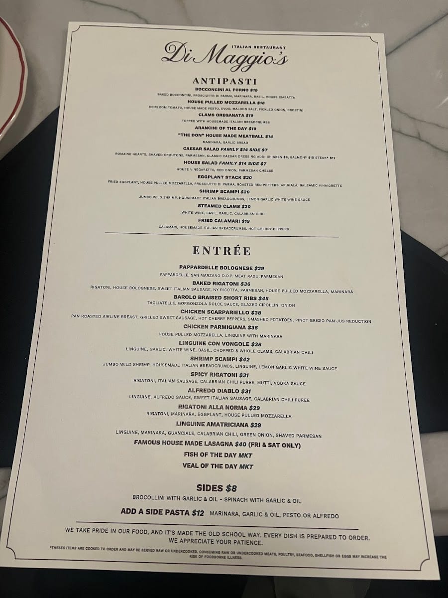 DiMaggio's Italian Restaurant, photo 4