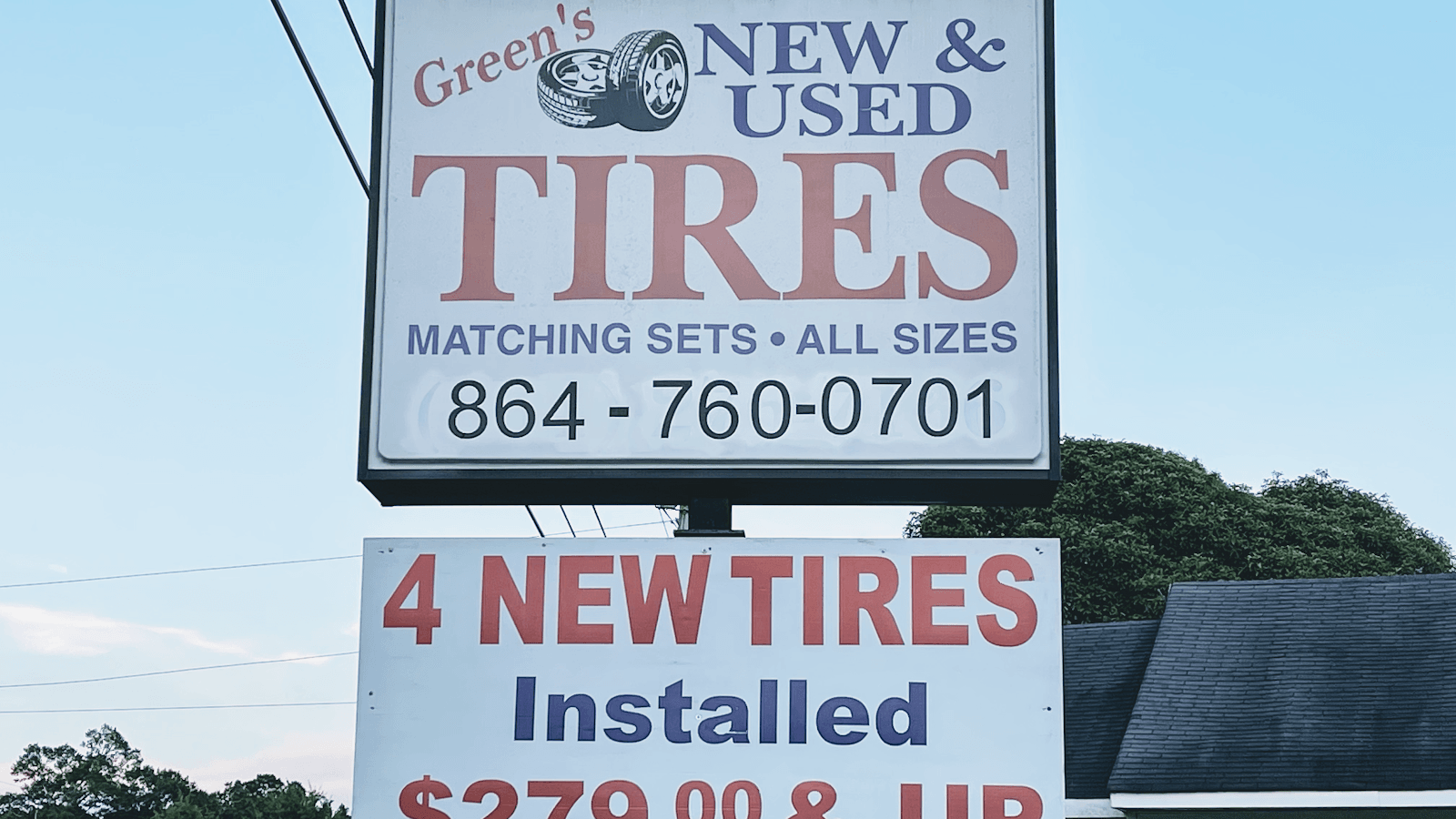 Green's New & Used Discount Tire anderson clemson sc