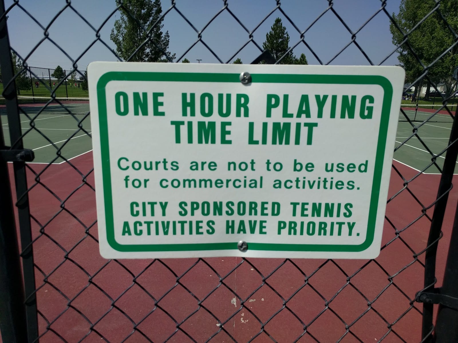 Tennis Courts at Westpointe Park