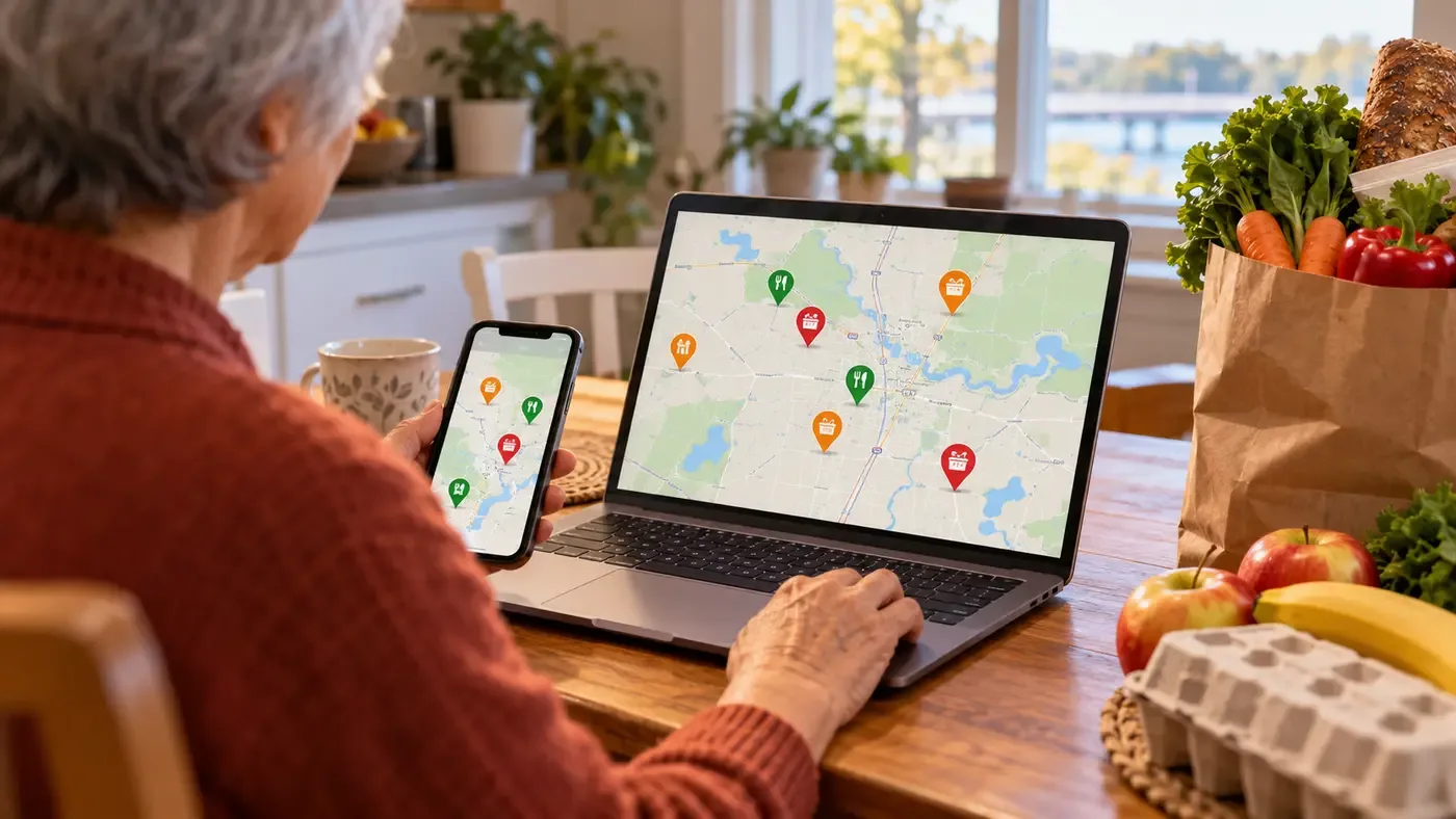 Calhoun County food assistance map helps seniors