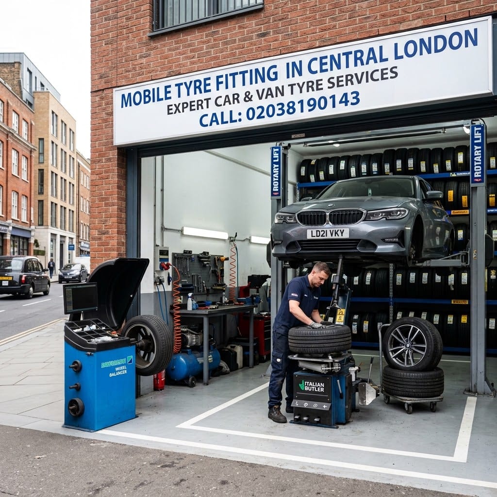 Mobile Tyre Fitting in Central London