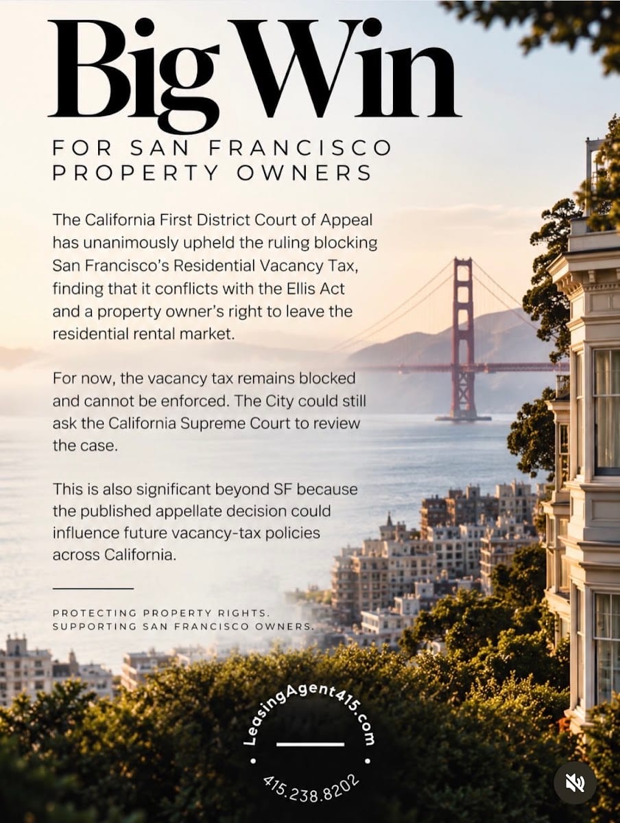 Leasing Agent 415 | San Francisco Leasing Agent