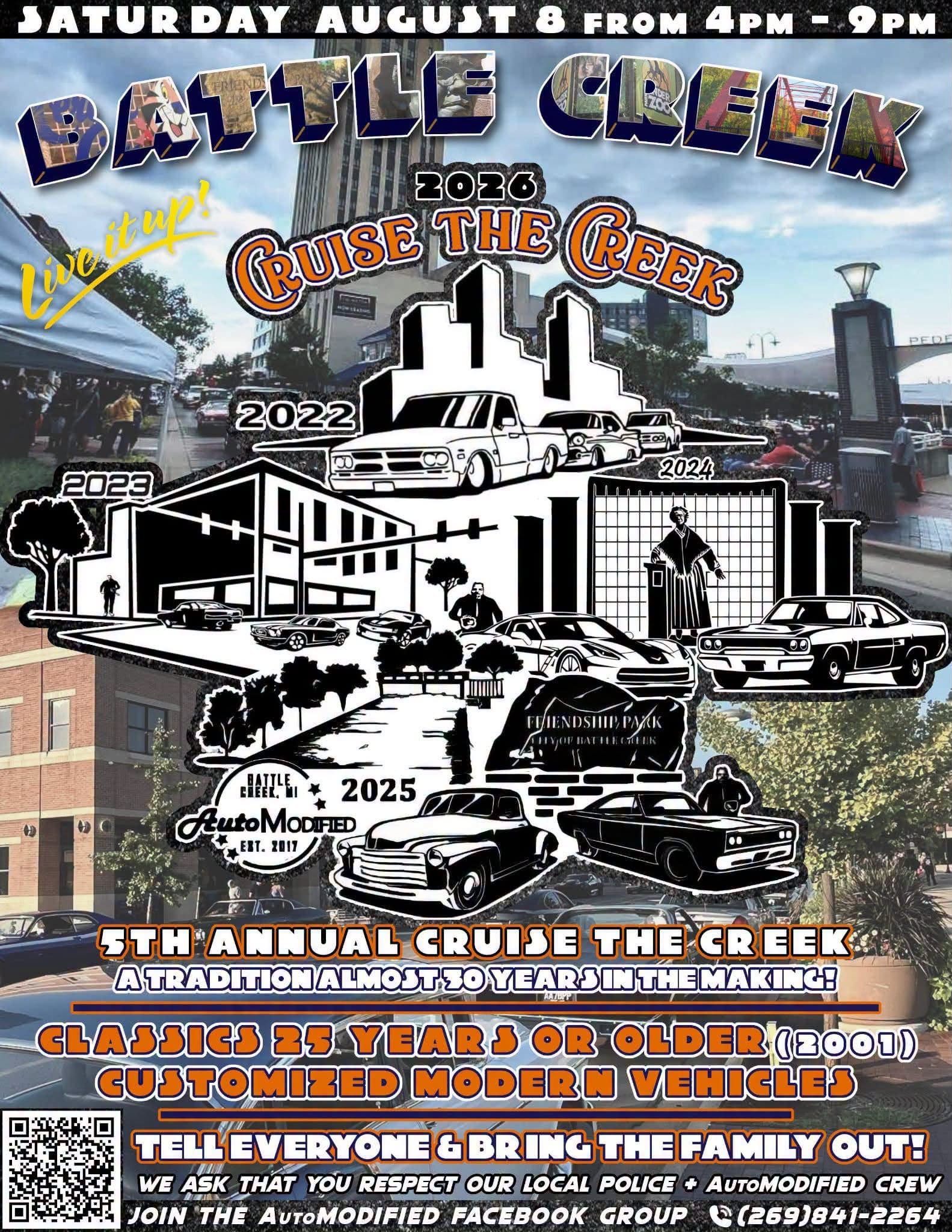 Cruise the Creek Returns with Classic Cars in Downtown Battle Creek