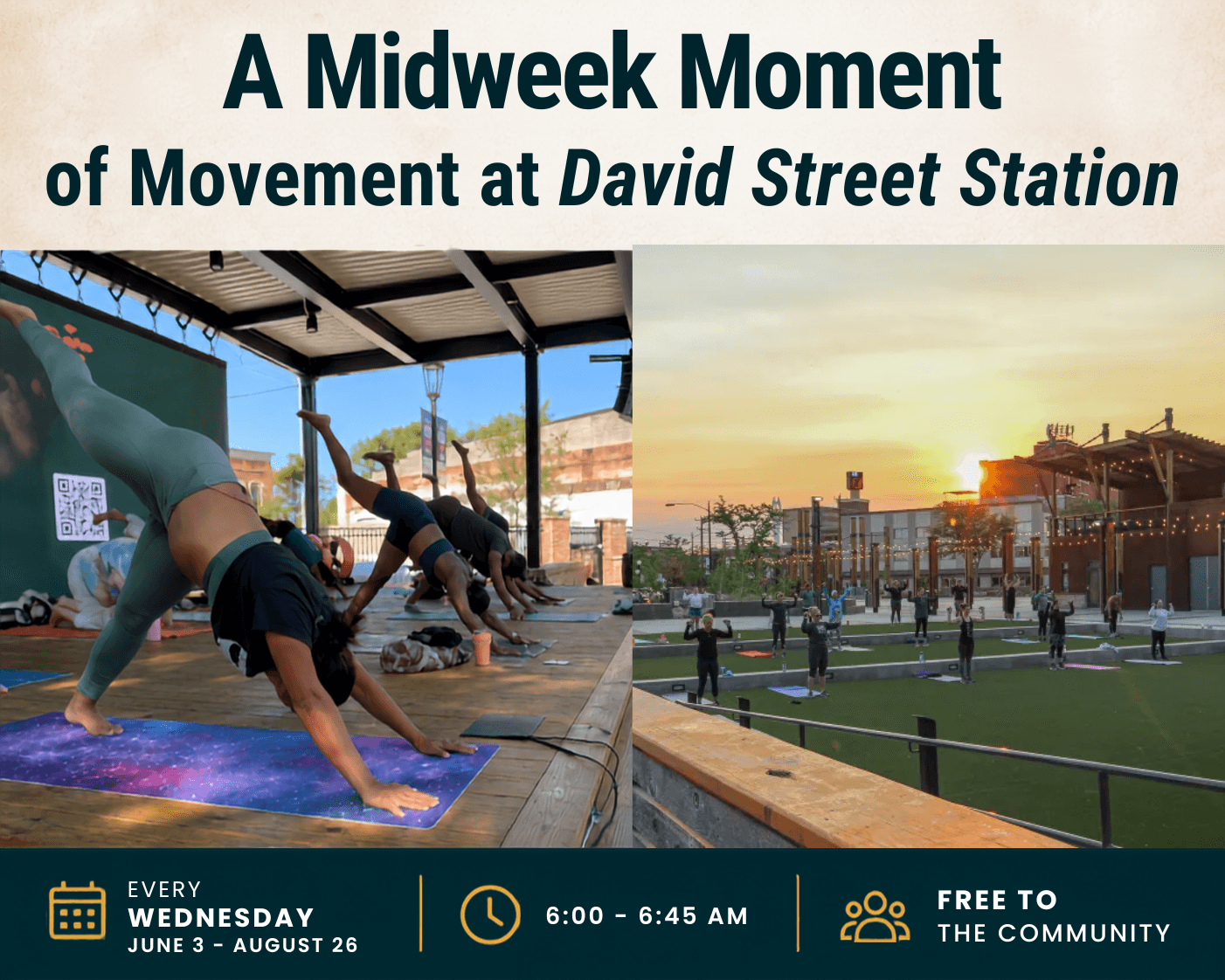 A Midweek Moment of Movement at David Street Station