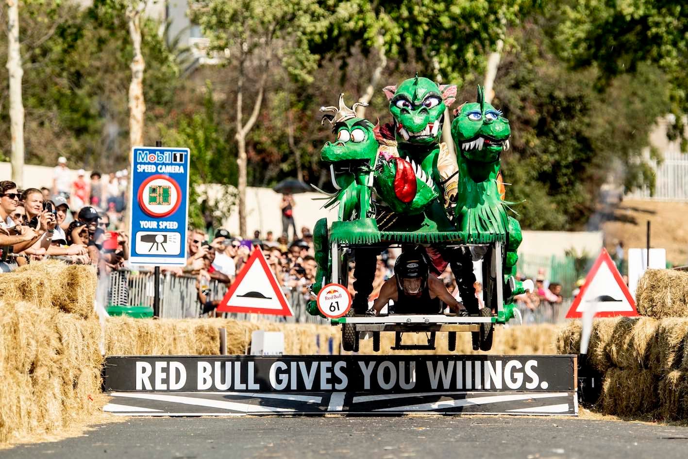 Homemade carts take over Sandton Drive
