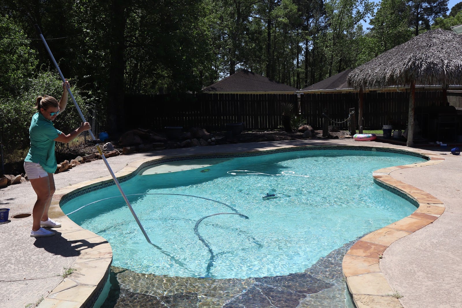 Pebble Pool Cleaning