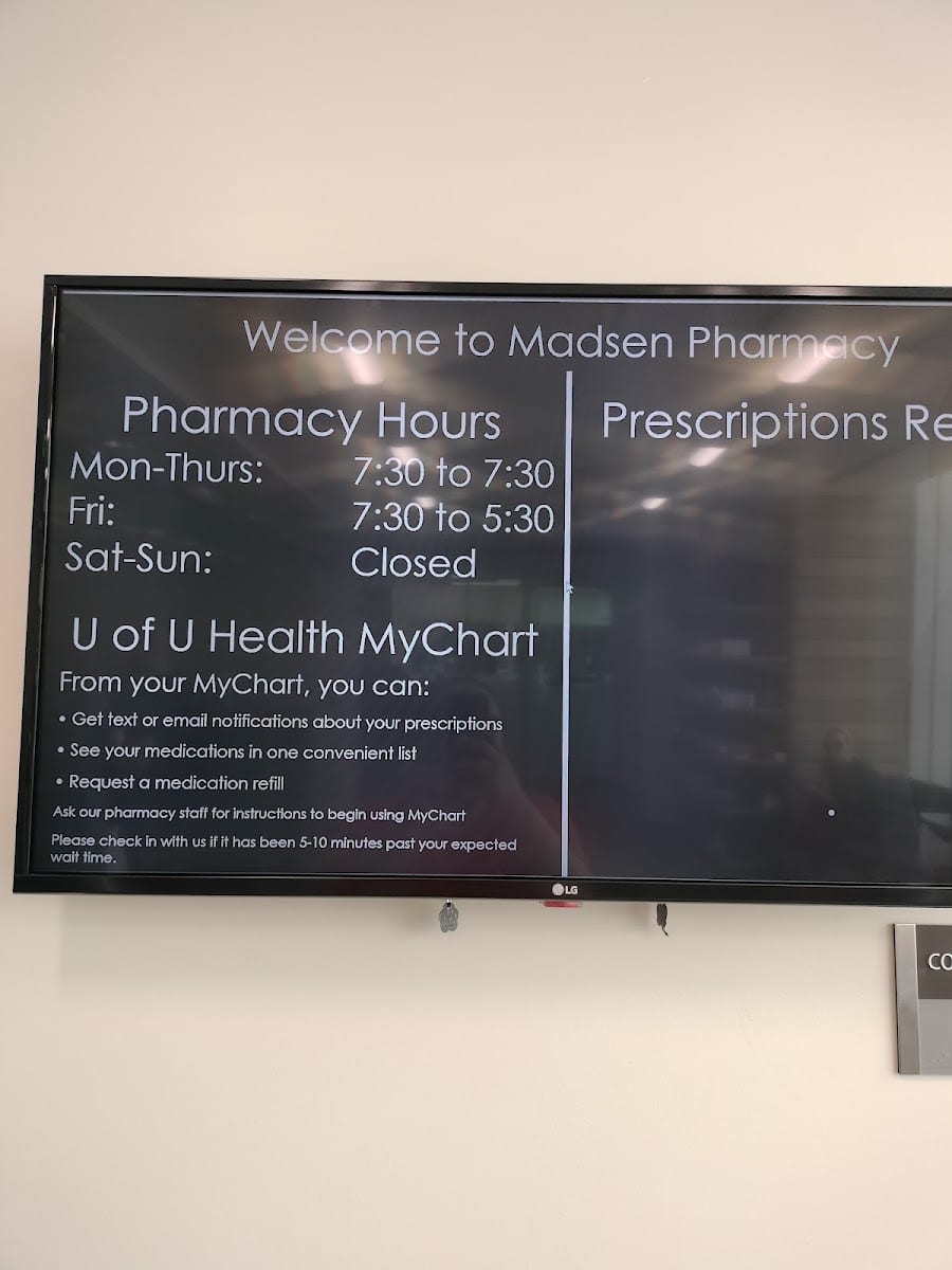 U of U Health Madsen Pharmacy