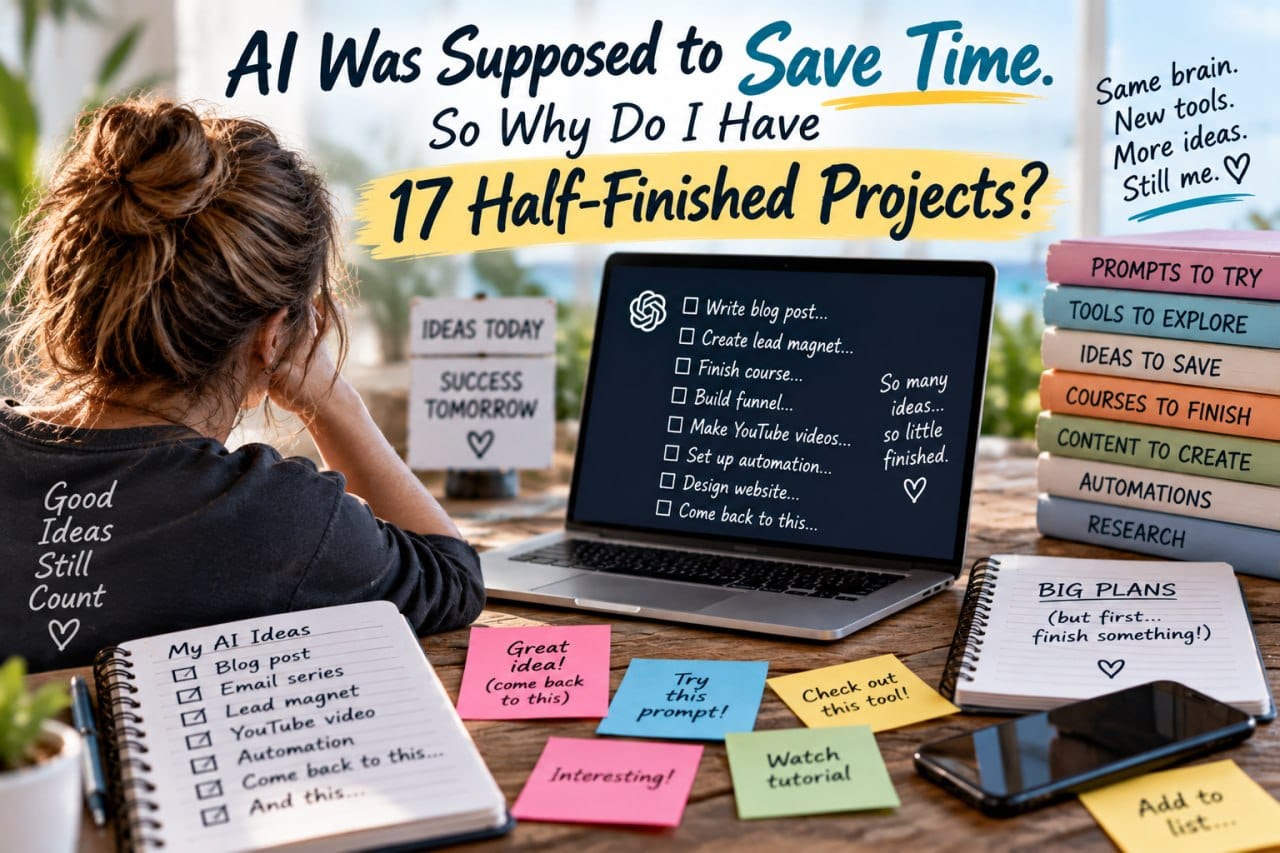 AI Was Supposed to Save Time. So Why Do I Have 17 Half-Finished Projects?