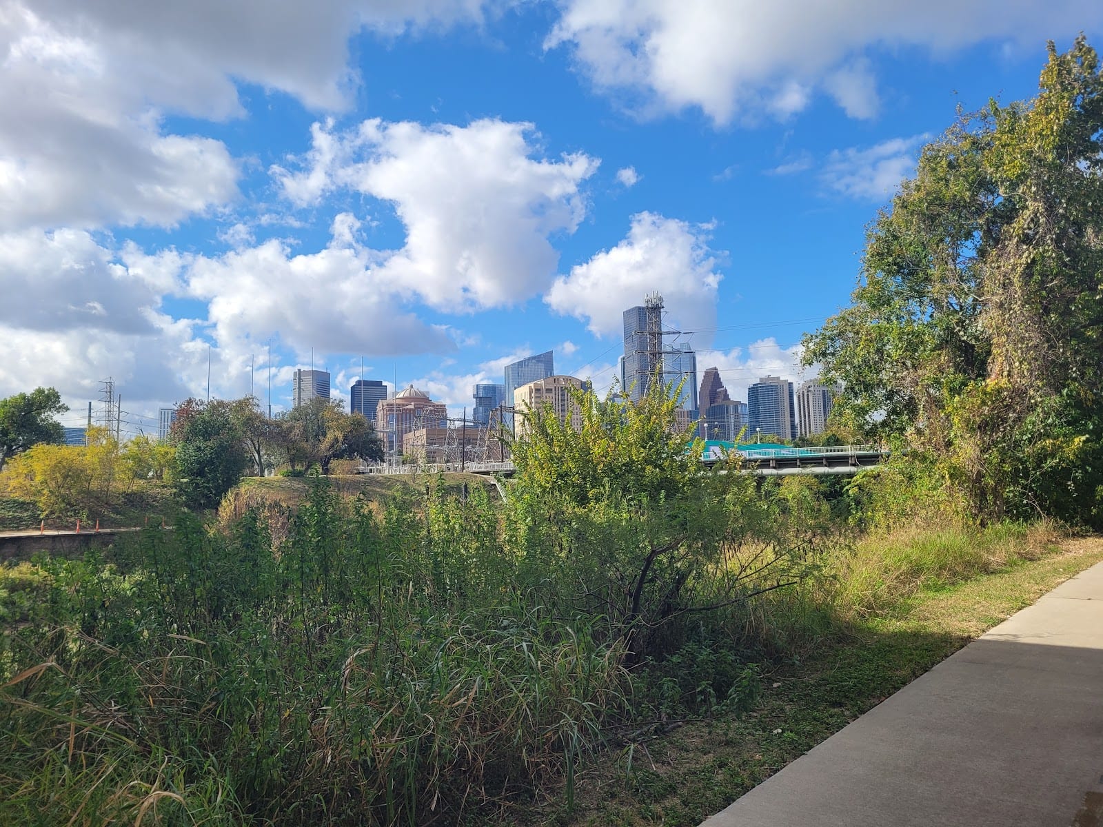 North Bank of Buffalo Bayou Bike Trail