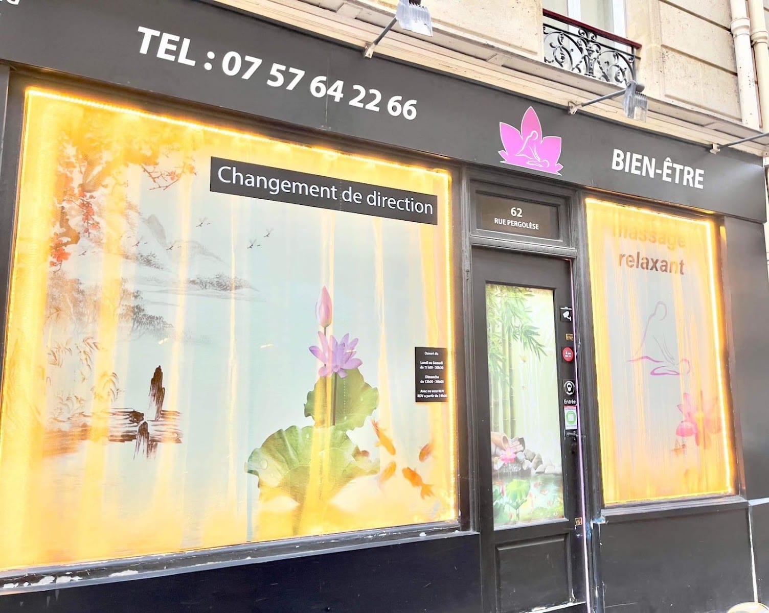 salon massage asiatique 75016 Paris Porte Maillot ou Porte Dauphine
