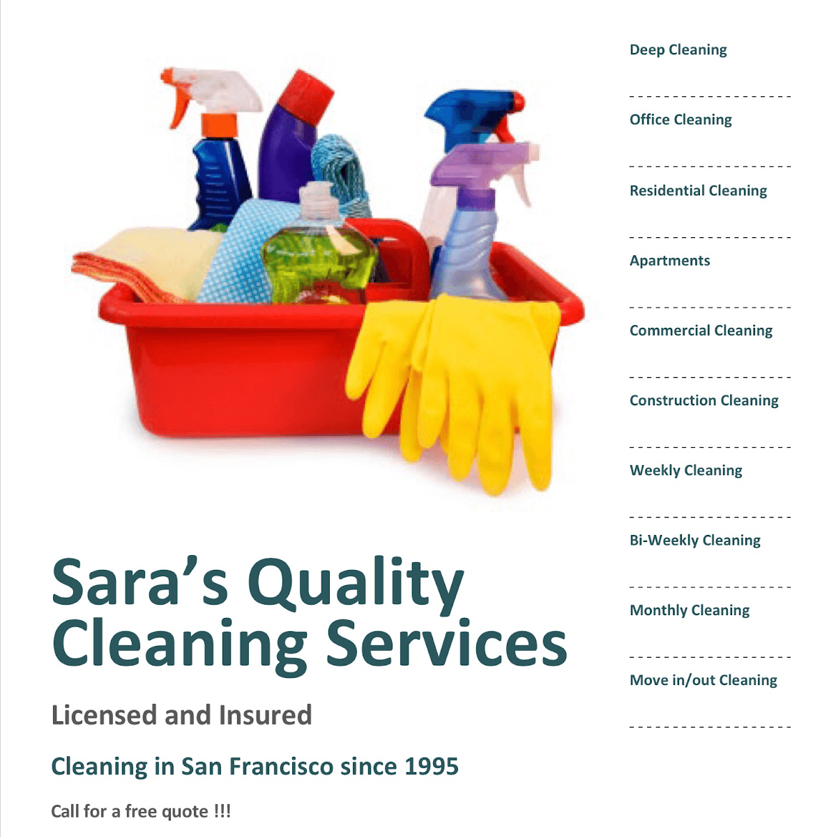 Sara's Quality Cleaning Service