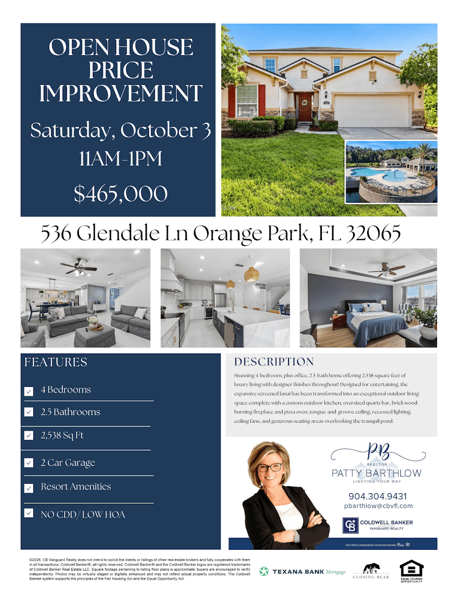 PATRICIA BARTHLOW, COLDWELL BANKER VANGUARD REALTY