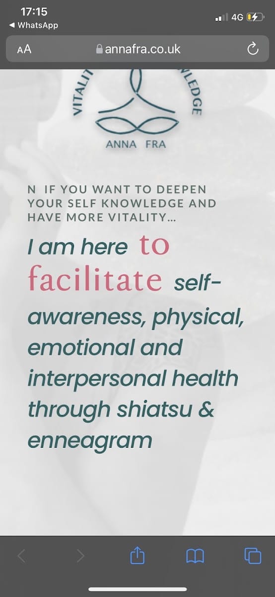 London Shiatsu Therapist