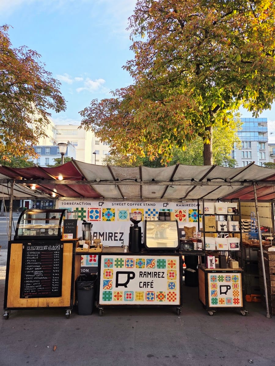Ramirez Café - Street Coffee Shop - Marché Cours de Vincennes