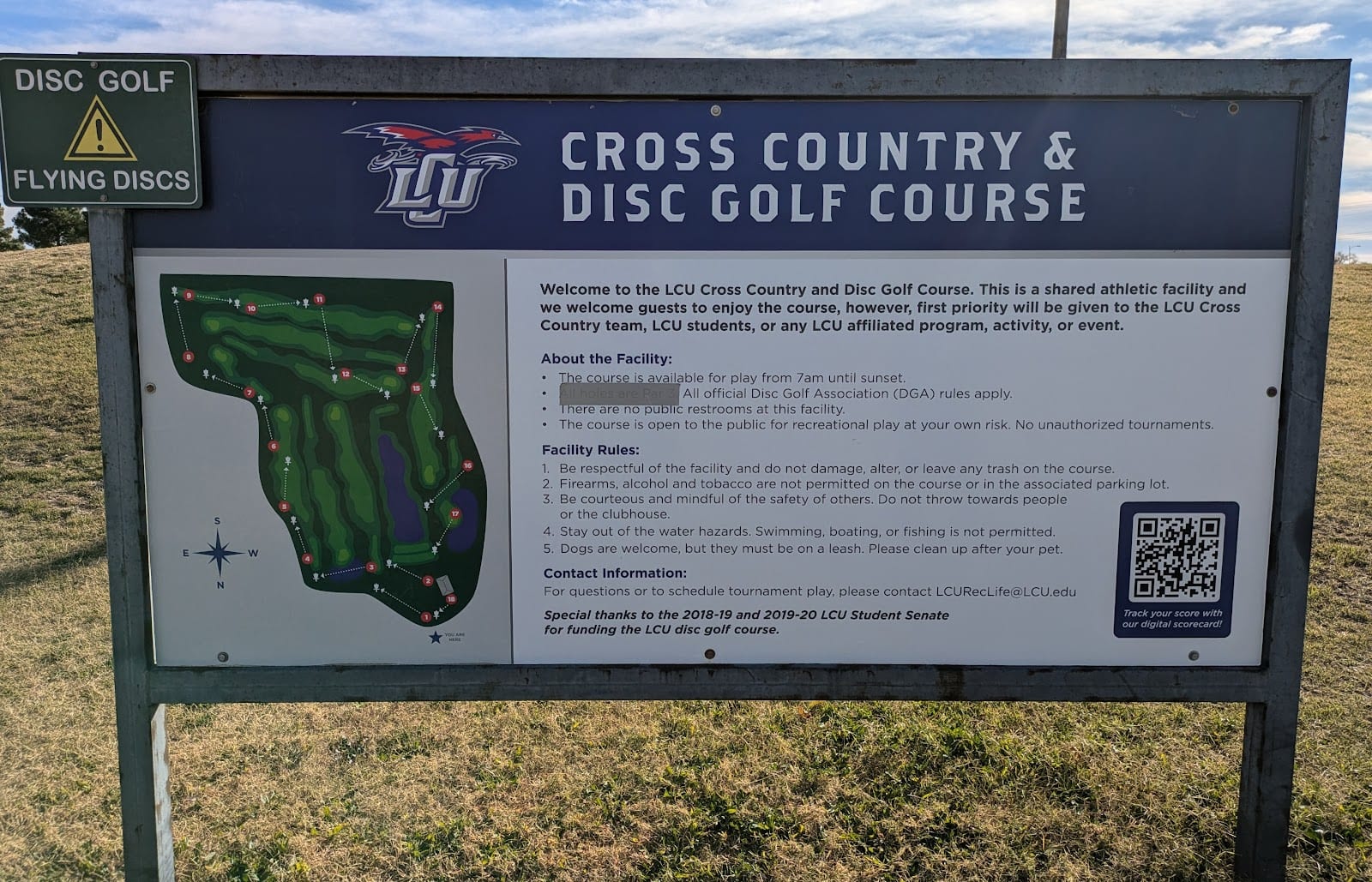 LCU Chaps Disc Golf Course