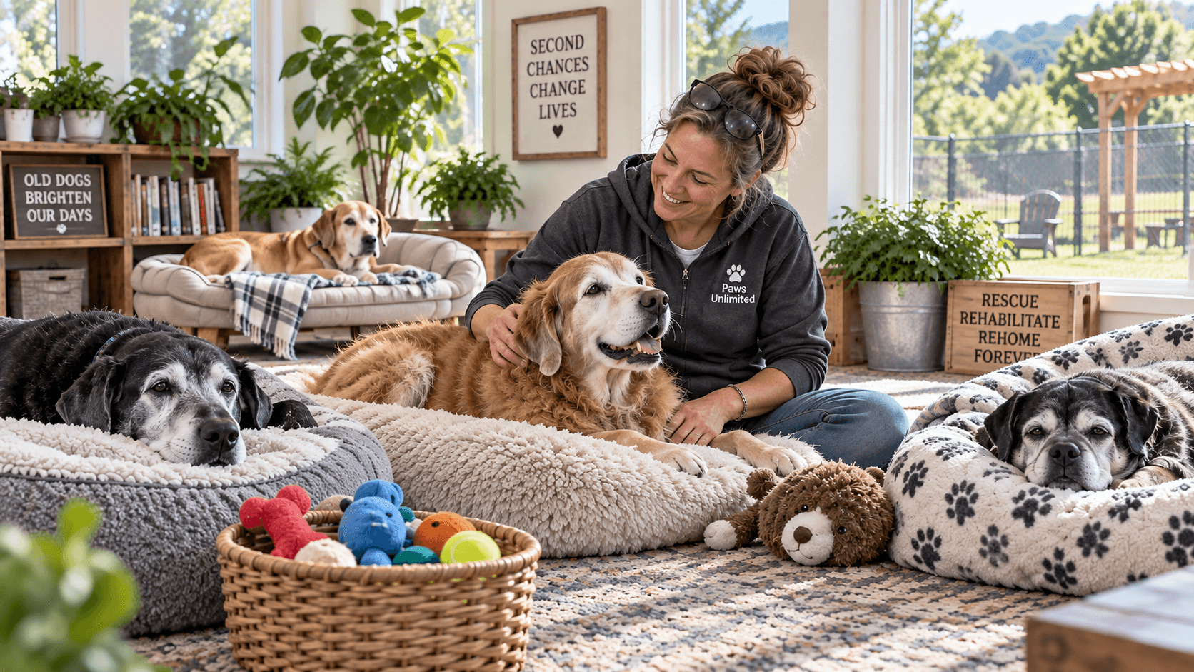 Where Old Dogs Find Their Forever Peace: Inside Kingston's Paws Unlimited
