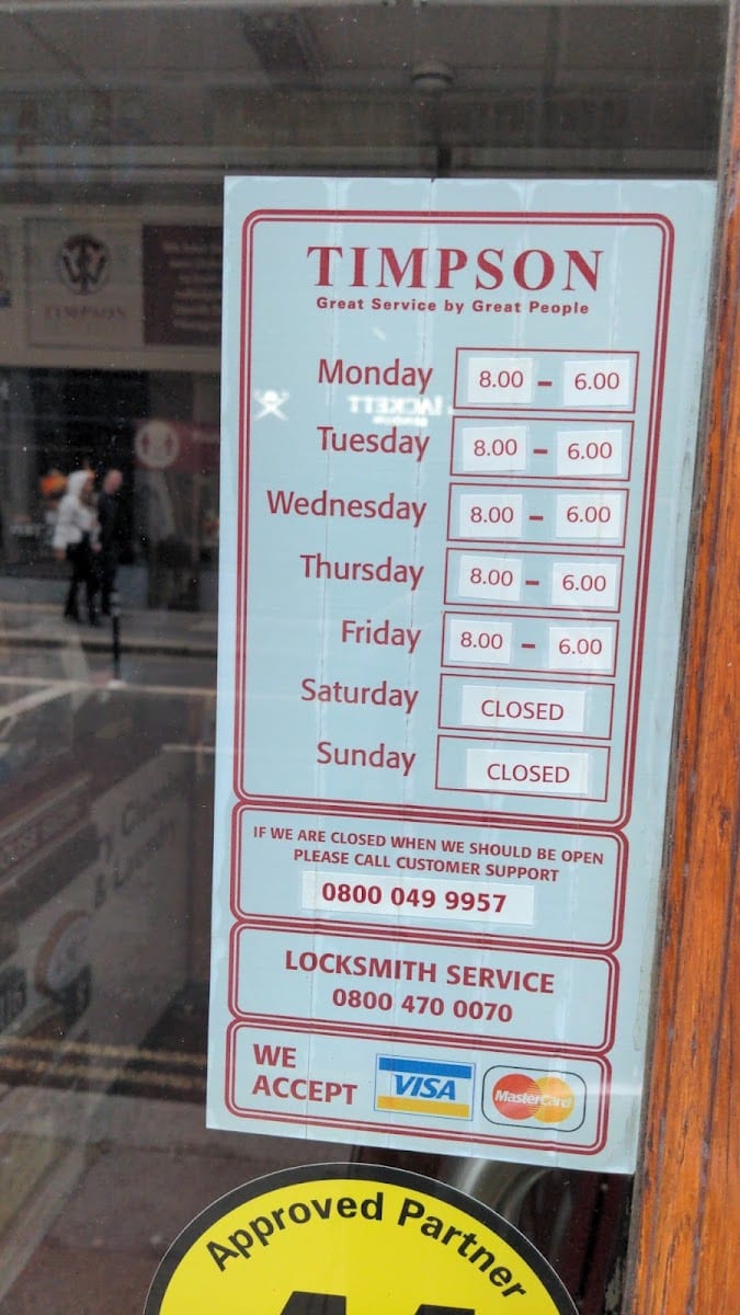 Timpson Locksmiths and Safe Engineers, photo 4