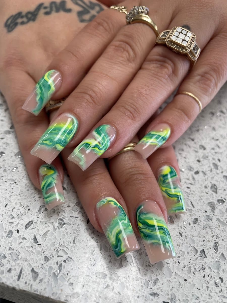 The K nail art