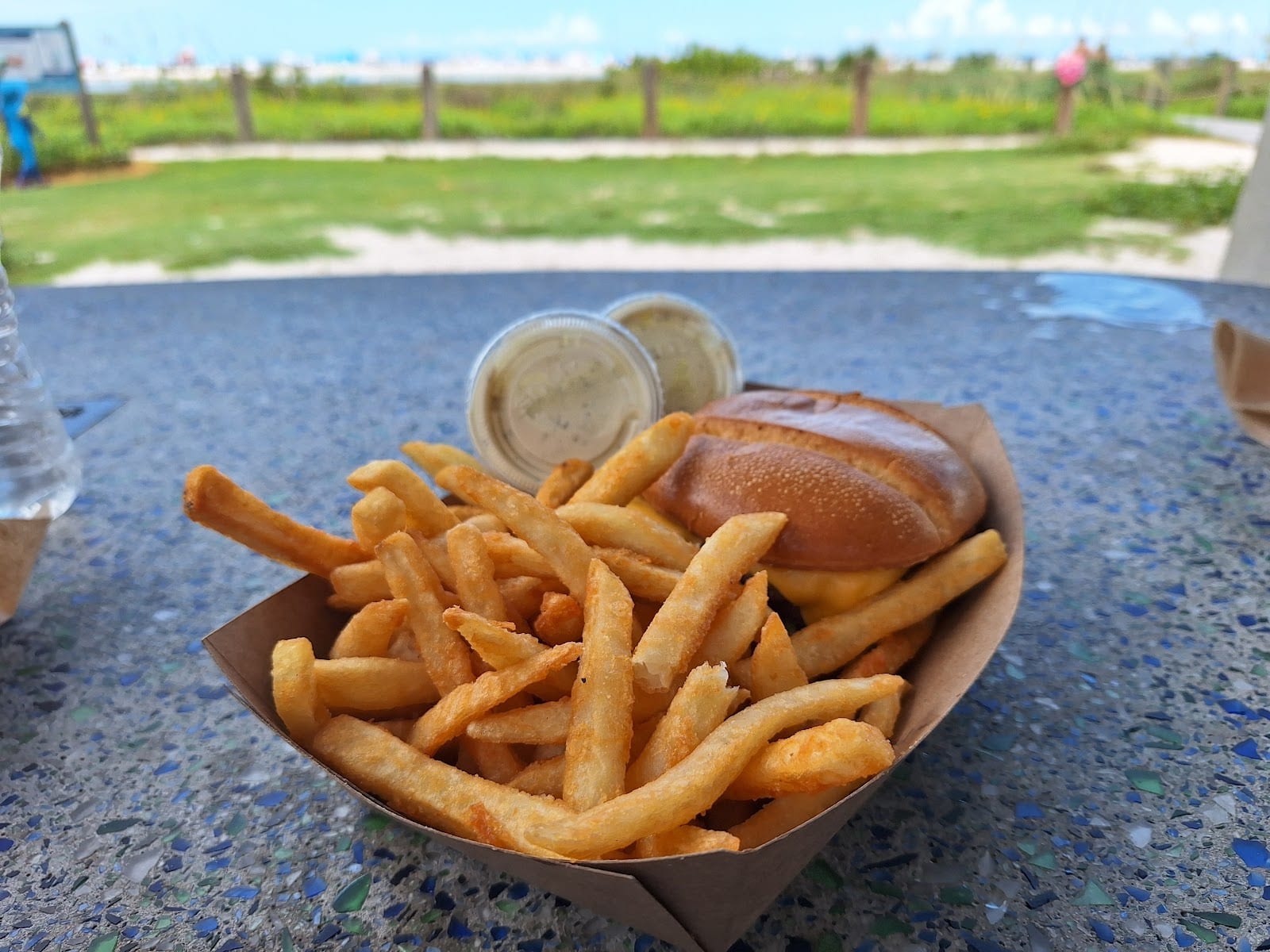 Siesta beach ice cream and snacks shop
