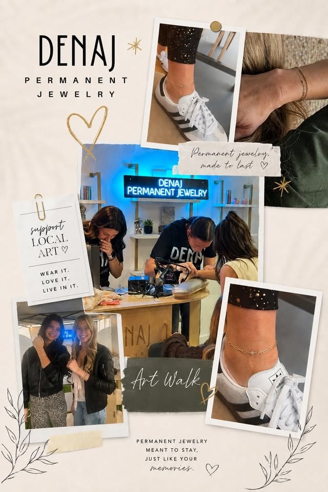 September Art Walk Featuring Denaj Permanent Jewelry