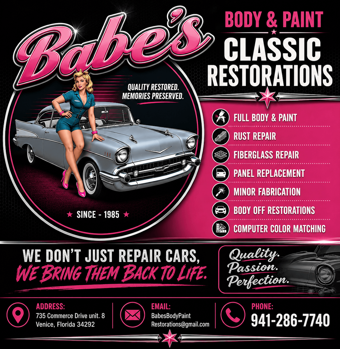 Babe's Body & Paint Classic Restorations