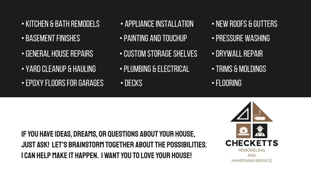 Checketts Remodeling and Handyman Service