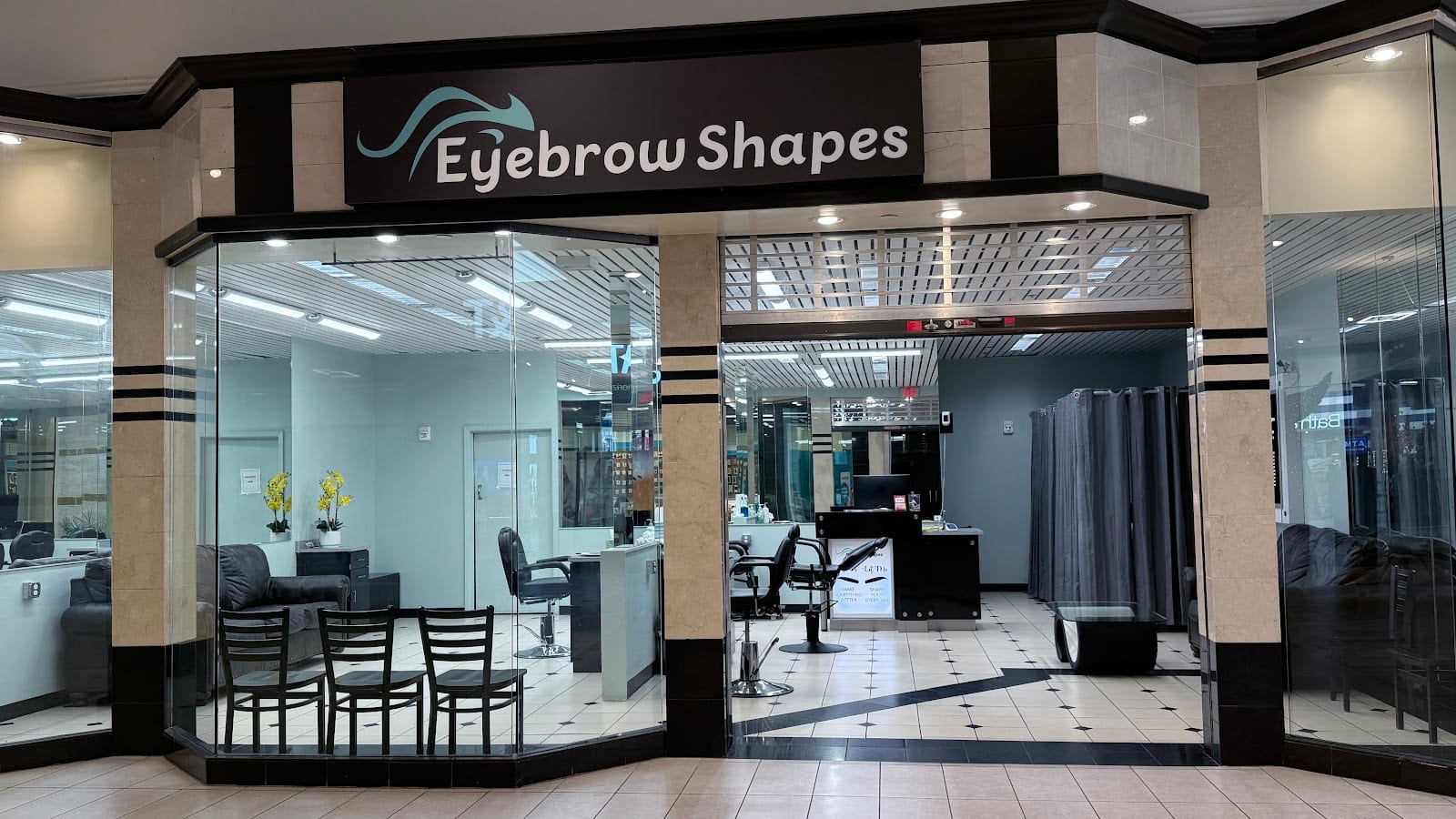 Eyebrow shapes threading