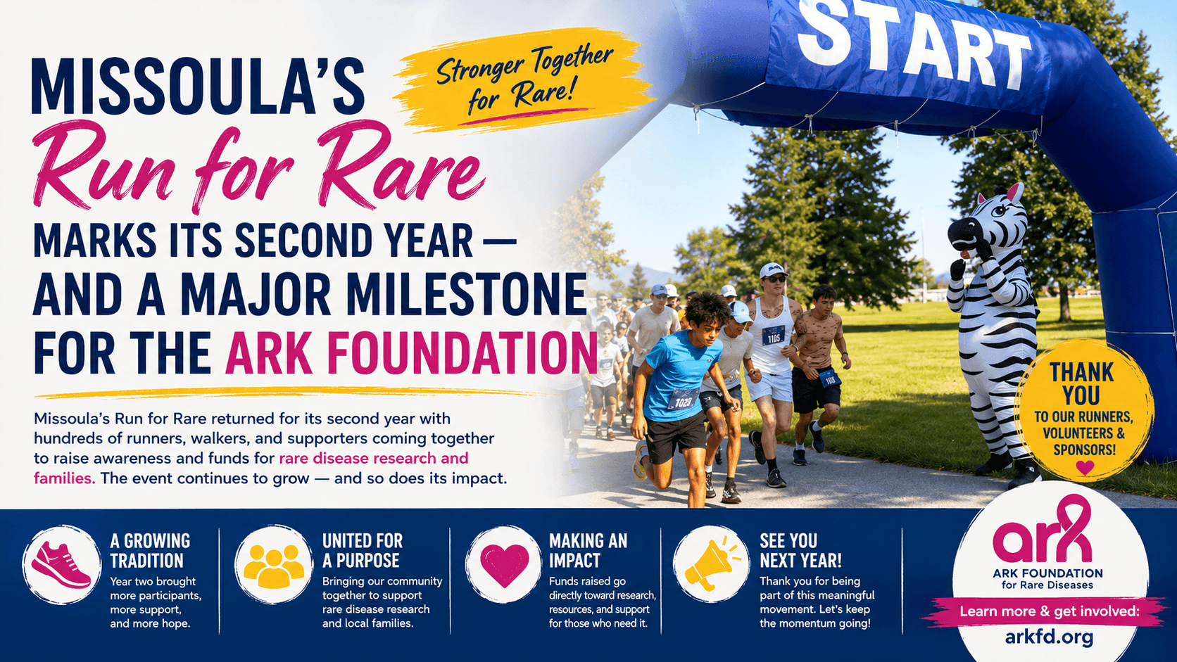 Missoula's Run for Rare Marks Its Second Year — and a Major Milestone for the ARK Foundation