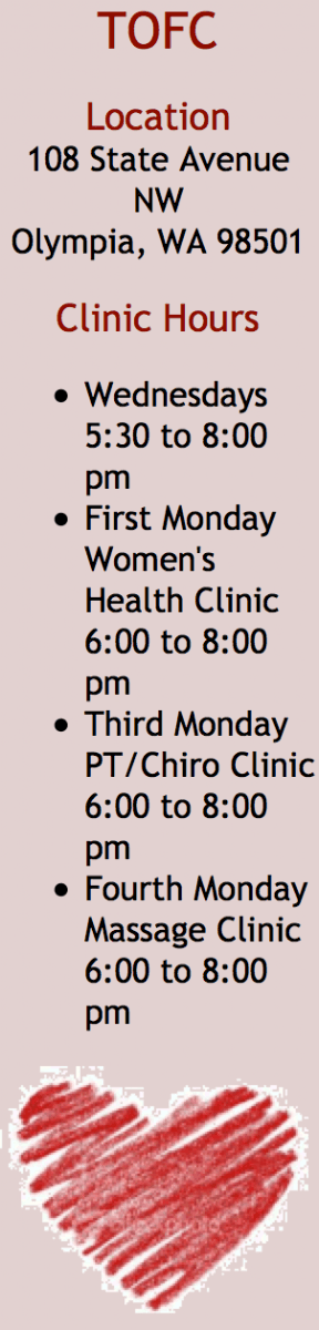 The Olympia Free Clinic
