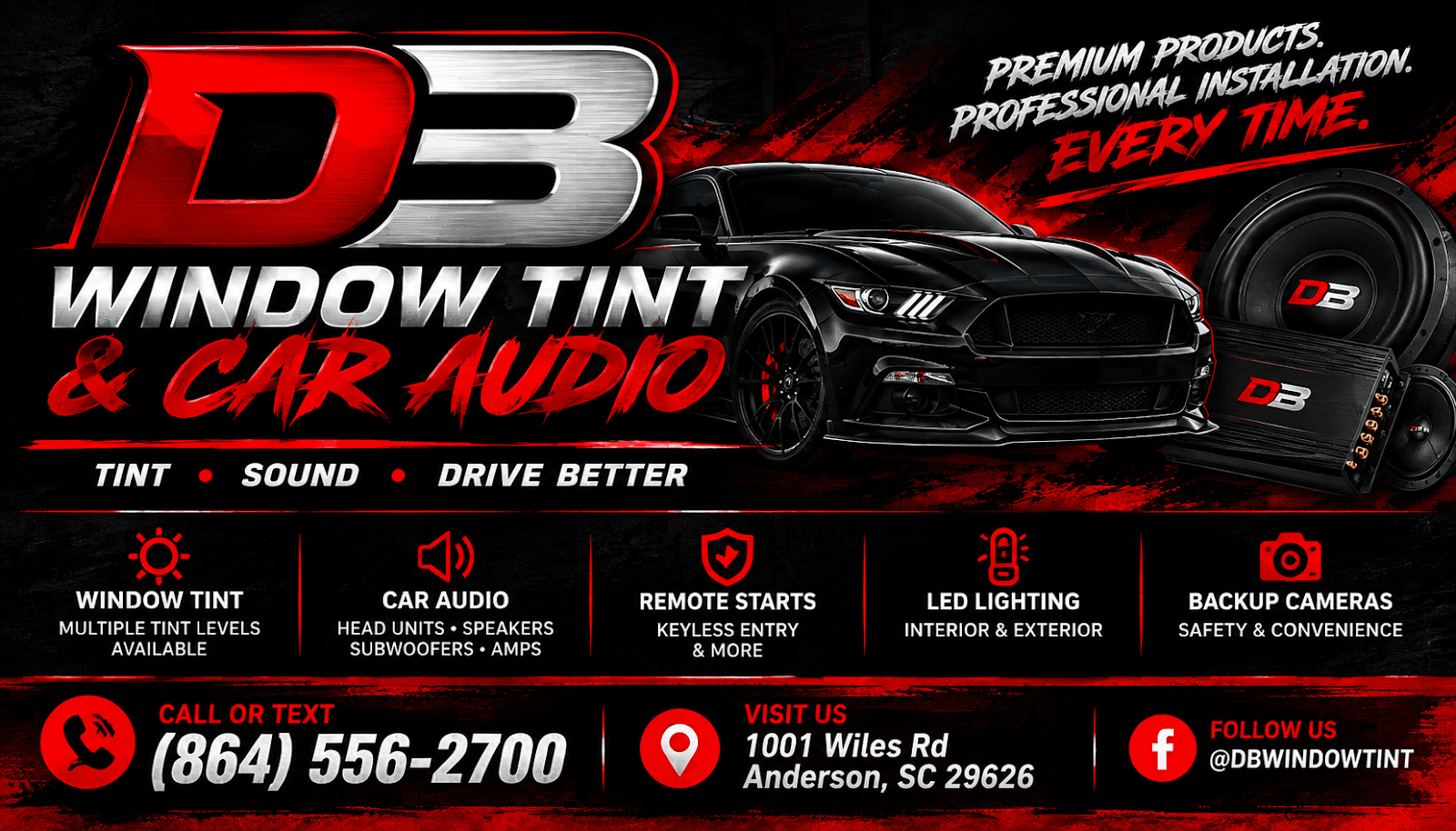 DB Window Tint and Car Audio