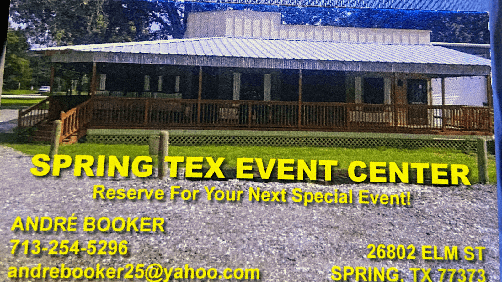 Spring Tex Event Center, photo 2