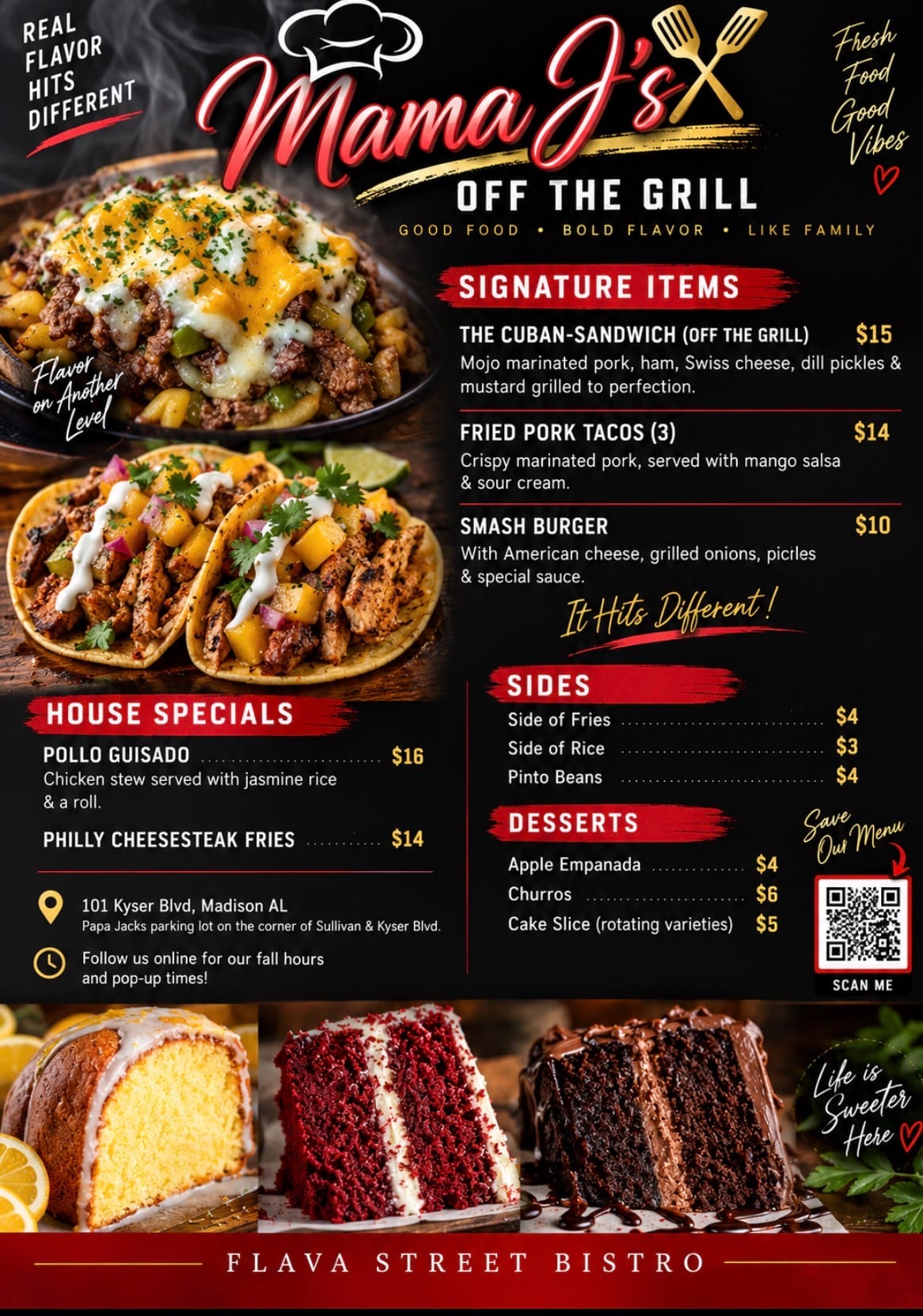 Mama J’s Flava Street Bistro