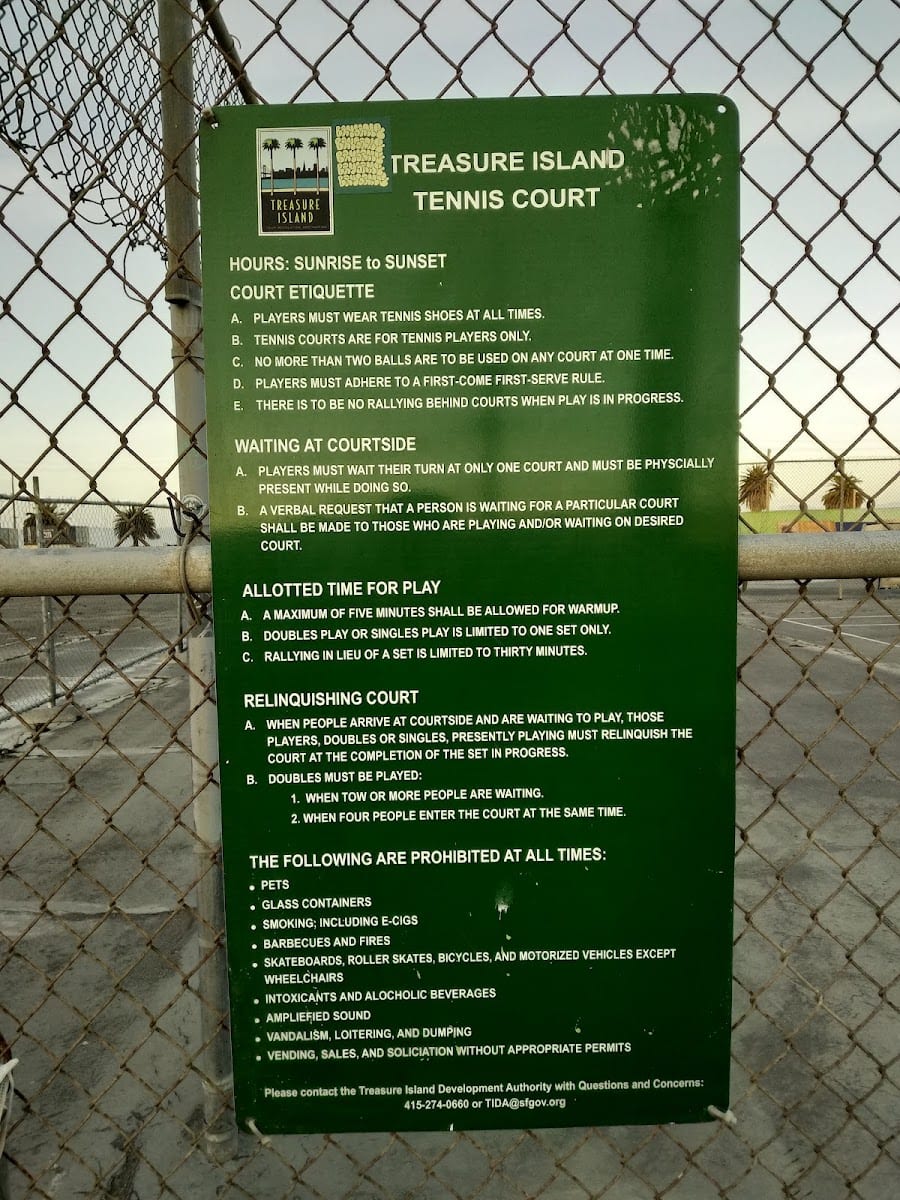 Treasure Island Tennis Court
