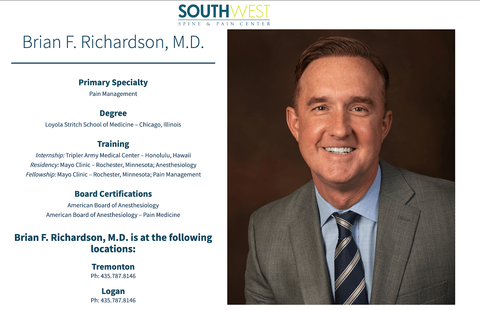 Brian Richardson, MD - Pain Management, photo 3