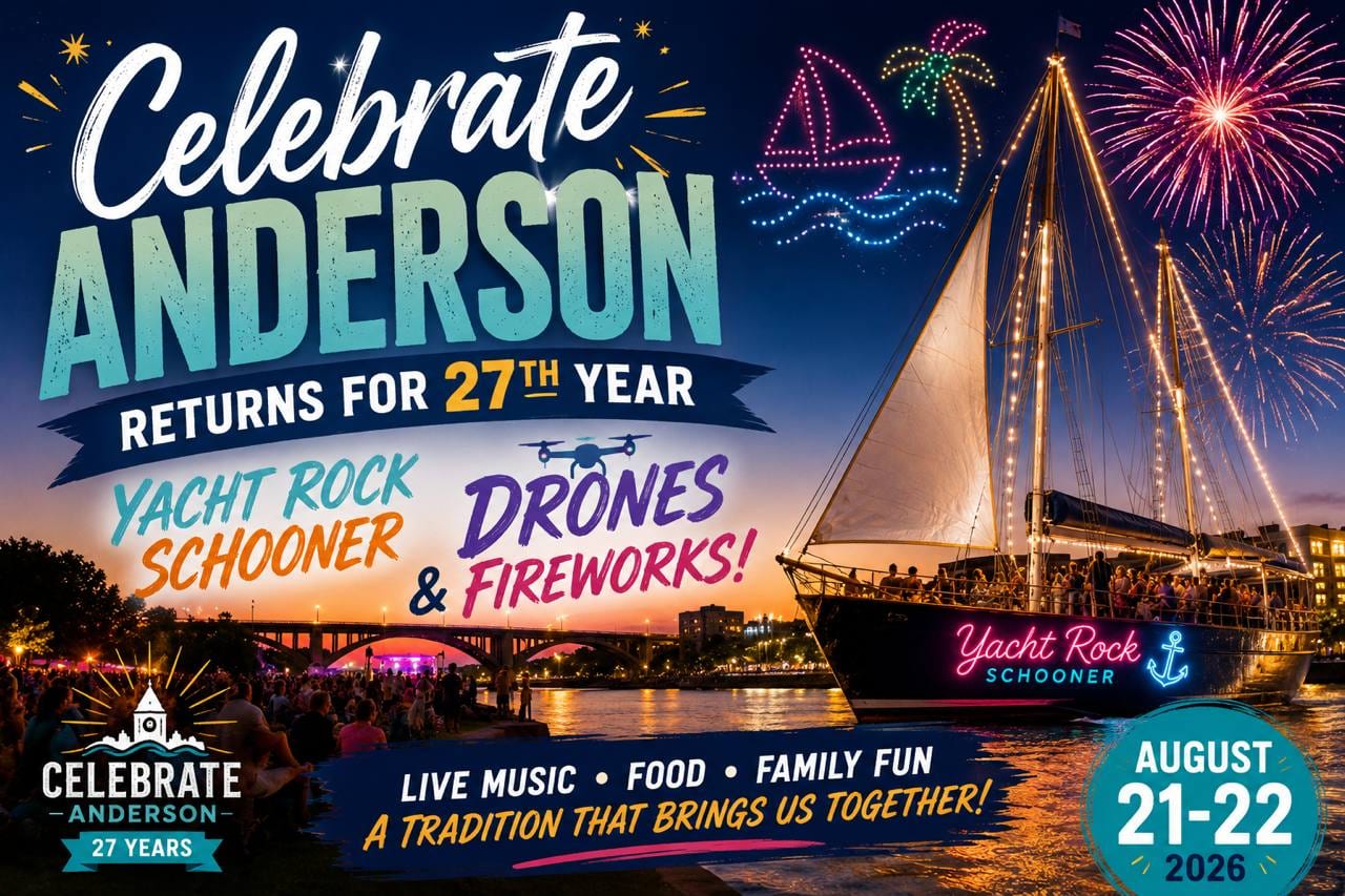 Celebrate Anderson Returns for 27th Year with Yacht Rock Schooner, Drones & Fireworks